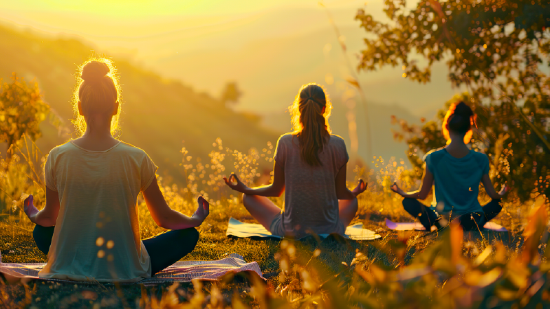 Yogasanas, Pranayama y Meditación